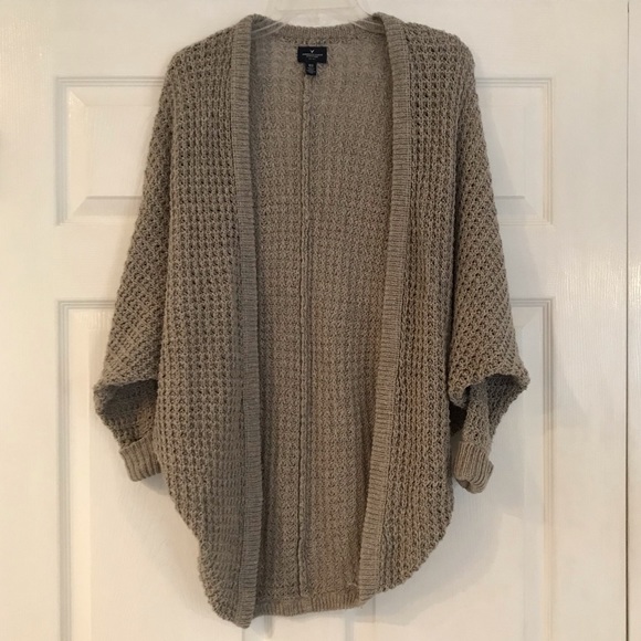 Brown Waffle Cardigan - Picture 1 of 3